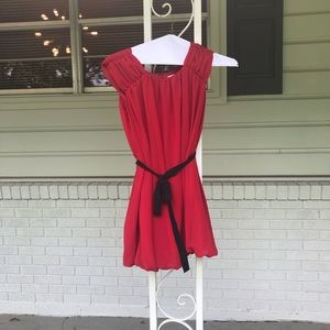 Red Silk Dress